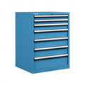 Polstore Cabinet Combo - 7 Drawers 36x36EH - 100% Extension - Light Blue - 717mm(w) x 1000mm(h) thumbnail 1