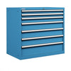 Polstore Cabinet Combo - 7 Drawers 54x27EH - 100% Extension - Light Blue - 1023mm(w) x 1000mm(h) thumbnail 1