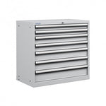 Polstore Cabinet Combo - 7 Drawers 45X27EH - 100% Extension - Light Grey - 870mm(w) x 850mm(h)