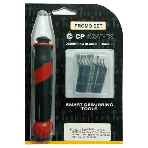 CP Gratex Deburring Promo Set 3 - Multi Edge - Comfort Handle - 88040