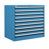 Polstore Cabinet Combo - 9 Drawers 54x36EH - 100% Extension - Light Blue - 1023mm(w) x 1000mm(h) x 725(d) thumbnail 1