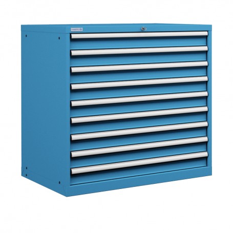Polstore Cabinet Combo - 9 Drawers 54x36EH - 100% Extension - Light Blue - 1023mm(w) x 1000mm(h) x 725(d)