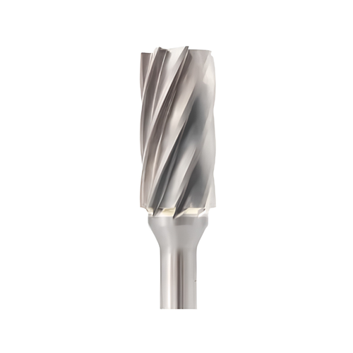 Vortex Carbide Burr Type A - Cylinder Without End Cut - Aluminium Cut - 6mm Diameter