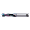 OSG Flat Bottom Carbide Drill - Through Coolant 3xD - EGIAS Coated - 3.00mm thumbnail 2