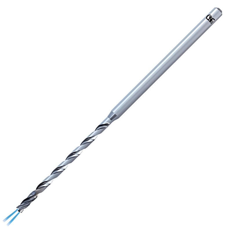 OSG Micro Carbide Drill - 15D Internal Coolant - IchAda Coated - 2.00mm