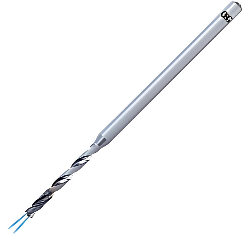 OSG Micro Carbide Drill - 5D Internal Coolant - IchAda Coated - 0.7mm