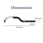 Cp Gratex C60 Deburring Blades - HSS - 3.2mm
