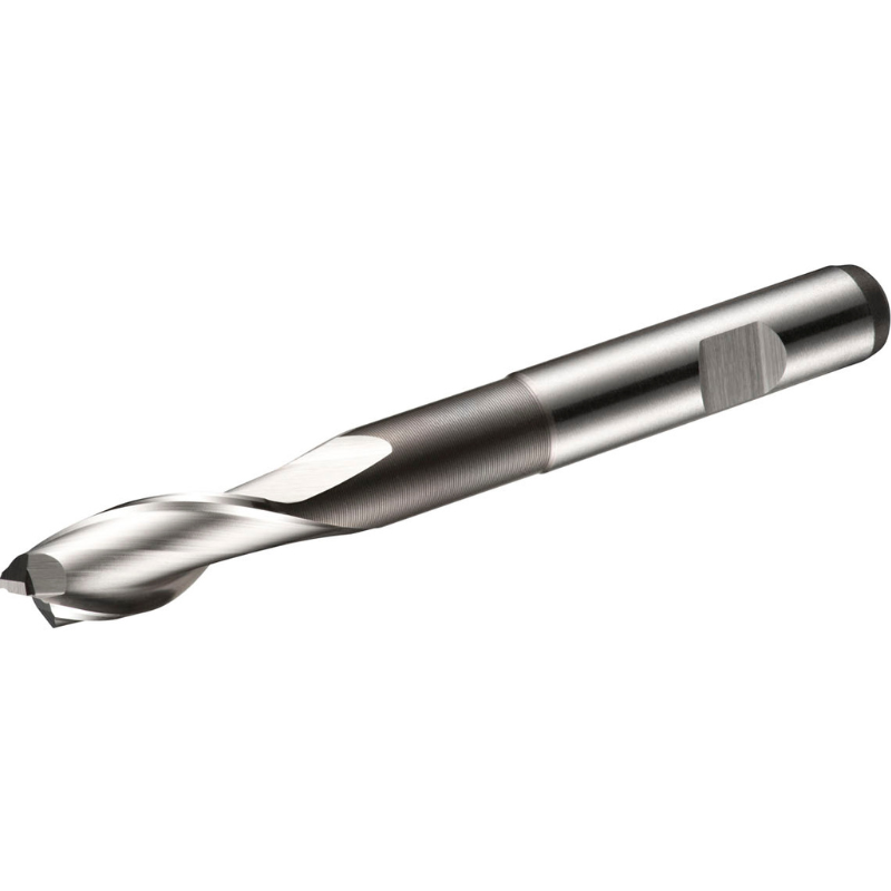 Dormer Pramet C135 2.0mm HSS-E Flatted Shank 2 Flute Standard Length Slot Drill