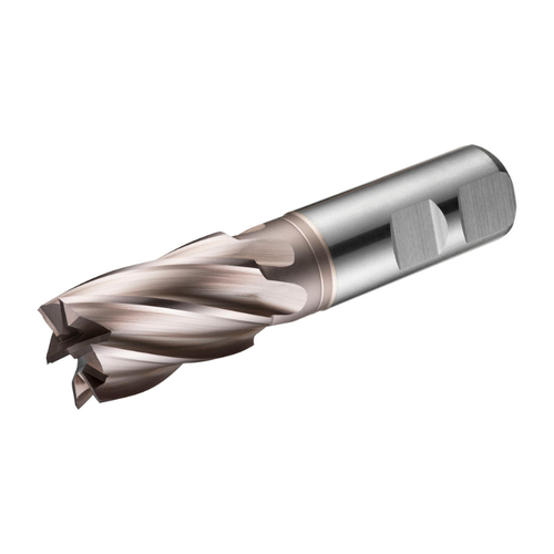 Dormer Pramet C246 25.0mm HSS-E-Powder Metal TICN Flatted Shank Multi-Flute Standard Length End Mill DIN 844 K