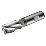 Dormer Pramet C247 16.0mm HSS-E-Powder Metal Flatted Shank Multi-Flute Standard Length End Mill DIN 844 K