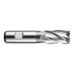 Dormer Pramet C247 6.5mm HSS-E-Powder Metal Flatted Shank Multi-Flute Standard Length End Mill DIN 844 K