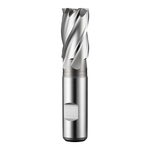 Dormer Pramet C247 36.0mm HSS-E-Powder Metal Flatted Shank Multi-Flute Standard Length End Mill DIN 844 K