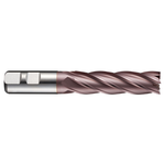 Dormer Pramet C295 3.0mm HSS-E-Powder Metal TICN Flatted Shank Multi-Flute Long Series End Mill DIN 844 L