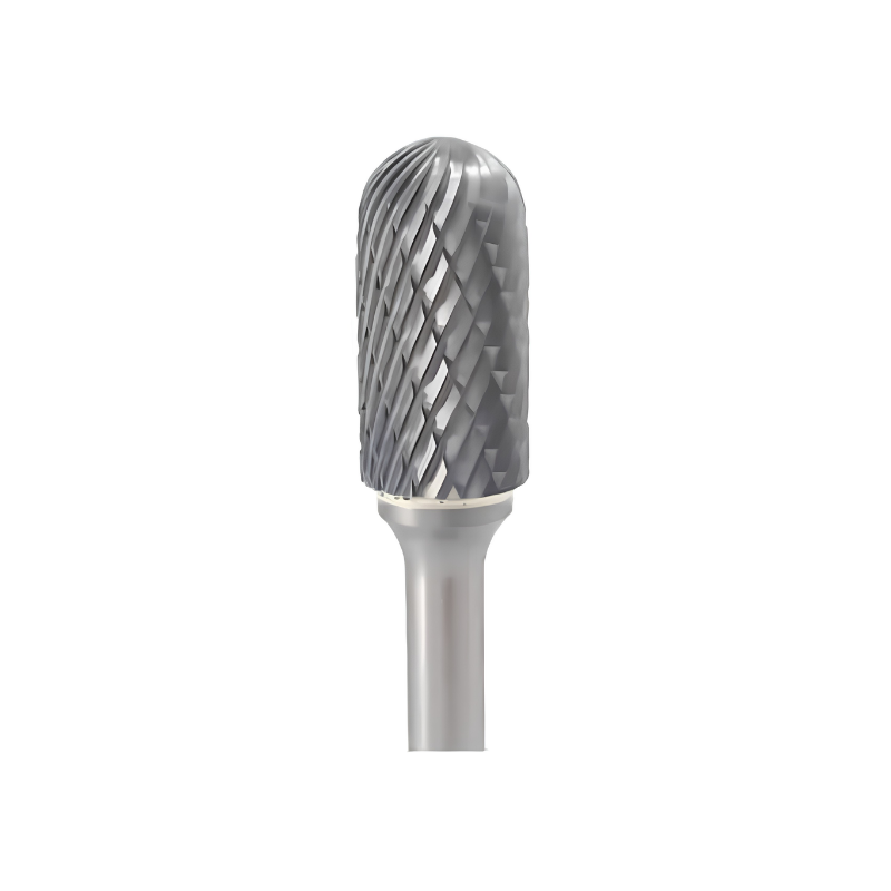 Vortex Carbide Burr Type C - Ball Nose Cylinder - Double Cut - 3mm Diameter