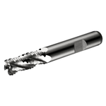 Dormer Pramet C40 12.0mm HSS-E Flatted Shank Multi-Flute Roughing (NF) Standard Length End Mill DIN 844 K