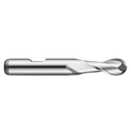 Dormer Pramet C505 3.0mm HSS-E Flatted Shank 2 Flute Ball Nosed Standard Length Slot Drill DIN 844 K thumbnail 3