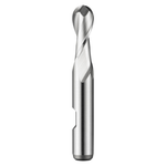 Dormer Pramet C505 14.0mm HSS-E Flatted Shank 2 Flute Ball Nosed Standard Length Slot Drill DIN 844 K