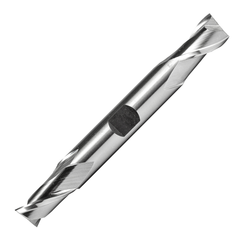 Dormer Pramet C60 1/8 Inch HSS Double Ended Flatted Shank 2 Flute Slot Drill Regular Length