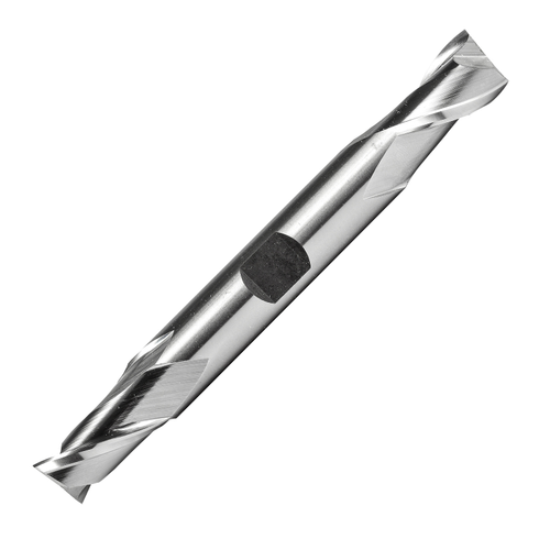 Dormer Pramet C60 9/32 Inch HSS Double Ended Flatted Shank 2 Flute Slot Drill Regular Length