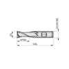 Dormer Pramet C602 1/8 Inch HSS Flatted Shank 2 Flute Slot Drill Keyway Regular Length thumbnail 2