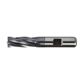 Dormer Pramet C609 1/4 Inch HSS-E TiCN Flatted Shank Fine Pitch Roughing End Mill Regular Length thumbnail 3
