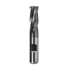 Dormer Pramet C609 1/4 Inch HSS-E TiCN Flatted Shank Fine Pitch Roughing End Mill Regular Length thumbnail 4