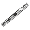 Dormer Pramet C614 1/8 Inch HSS Double Ended Flatted Shank 4 Flute End Mill Regular Length thumbnail 1