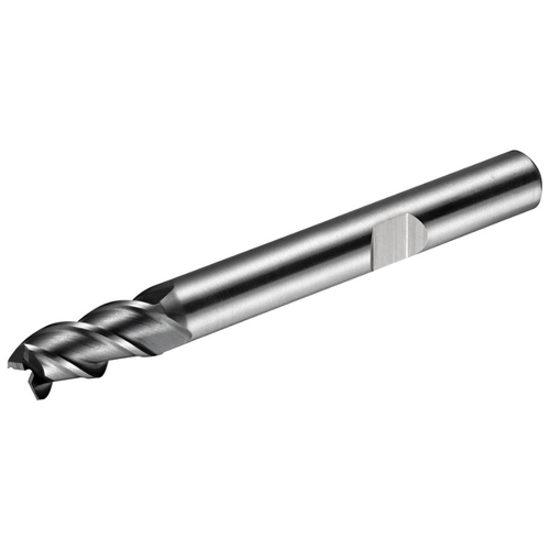 Dormer Pramet C907 32.0mm HSS-E-Powder Metal Alcrona Primax Flatted Shank Multi-Flute Standard Length End Mill DIN 844 K