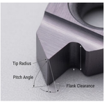 16IL14NPTBMA - Carmex Thread Turning Internal Insert - NPT - Left Hand