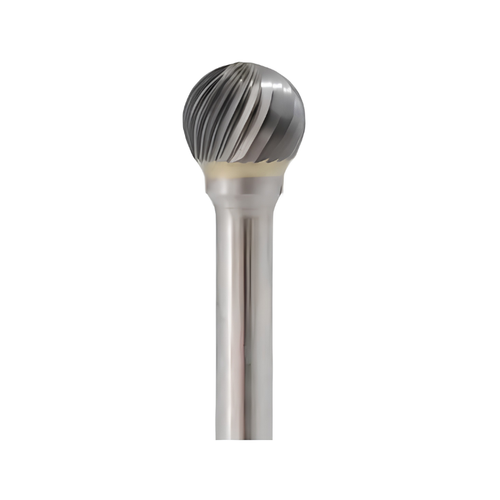 Vortex Carbide Burr Type D - Ball Nose - Single Cut - 16mm Diameter