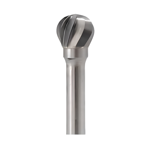 Vortex Carbide Burr Type D - Ball Nose - Aluminium Cut - 12mm Diameter