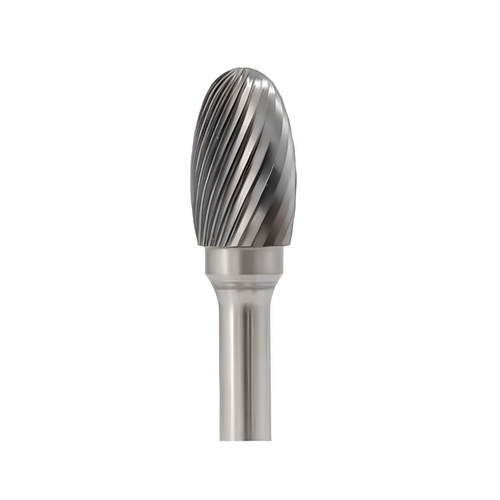 Vortex Carbide Burr Type E - Oval - Single Cut - 8mm Diameter