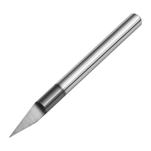 Vortex Carbide Engraving Cutter TiAlN Coated- Tip Half Round 20° - 0.2mm - 3.175 (1/8)