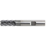 OSG Variable Lead Optimal Flute Shape Endmill Corner Radius - Weldon Shank - For Smooth Evacuation of Chips - 8mm x R1