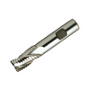 Europa Tools HSS-E Roughing End Mill - Uncoated 3 Flute Short Length - 37° Helix Angle - For Aluminium - 6mm thumbnail 1