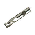 Europa Tools HSS-E Roughing End Mill - Uncoated 3 Flute Short Length - 37° Helix Angle - For Aluminium - 25mm