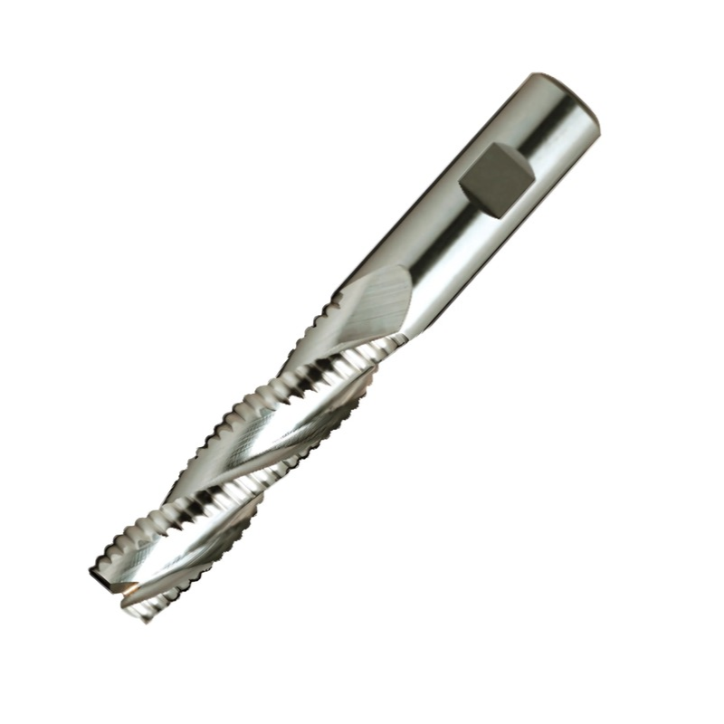 Europa Tools HSS-E Roughing End Mill - Uncoated 3 Flute Coarse Pitch - LongLength - 10mm