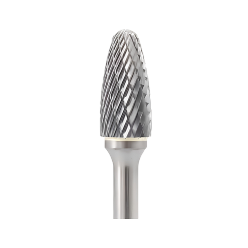 Vortex Carbide Burr Type F - Ball Nose Tree - Double Cut - 12mm Diameter