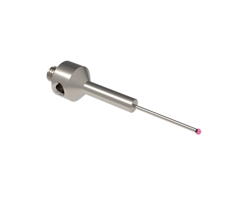 ITP Straight Styli - Type C - Ruby Ball - M5 Thread x 44mm Overall Length - FHM501511044
