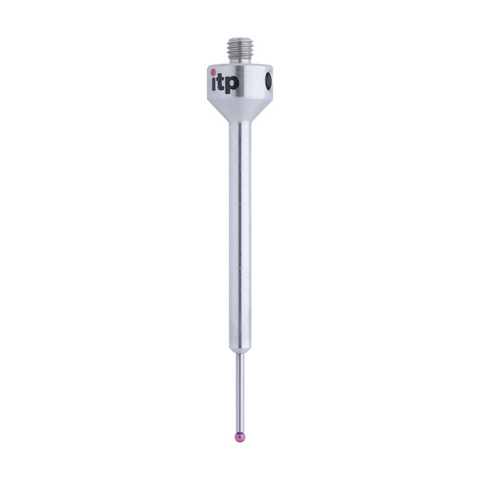 ITP Straight Styli - Type C - Ruby Ball - M5 Thread x 67mm Overall Length - FHM502012066