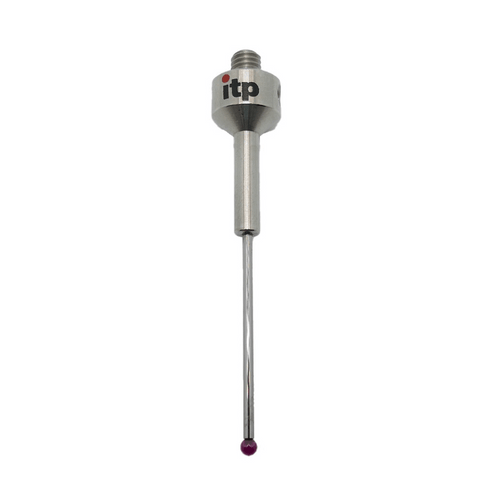 ITP Straight Styli - Type C - Ruby Ball - M5 Thread x 58mm Overall Length - FHM502511058