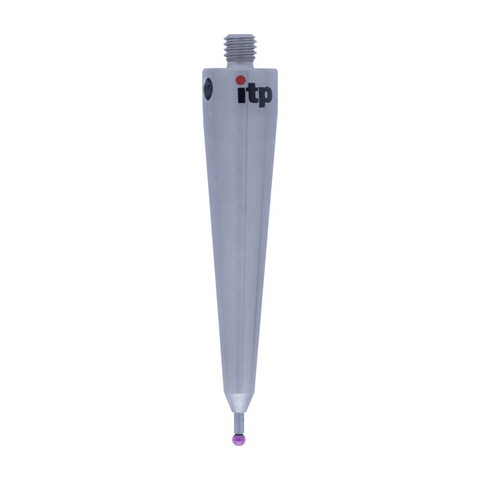 ITP Straight Styli - Type E - Ruby Ball - M5 Thread x 55mm Overall Length - FTM502011055