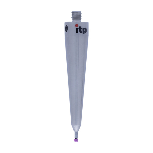 ITP Straight Styli - Type E - Ruby Ball - M5 Thread x 55mm Overall Length - FTM502011055
