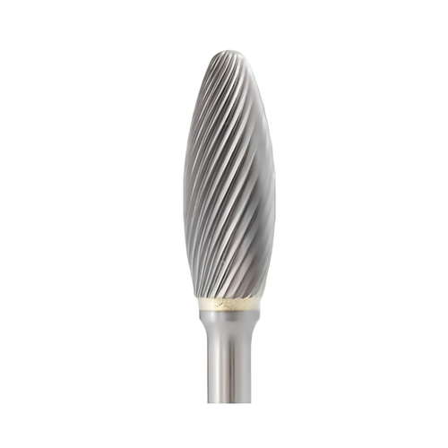 Vortex Carbide Burr Type H - Flame - Single Cut - 8mm Diameter