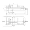 155L Hold-Tight Machine Vice - 6523 Series (Bison) - 6523-155L thumbnail 2