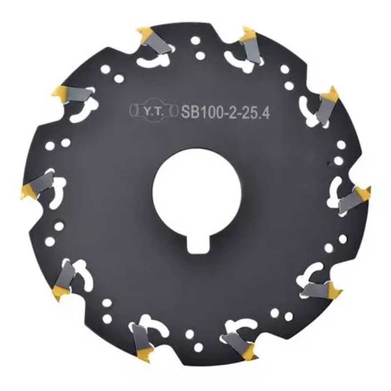 Y.T. Indexable Slitting Saw - 50mm Diameter 1.4 - 1.5mm Insert Thickness 14.5mm Cutting Depth 4 Teeth (SB050-1.4-13)