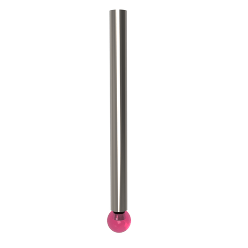 ITP Straight Styli - Type S - Ruby Ball - Without Thread x 45mm Overall Length - KTM505035045