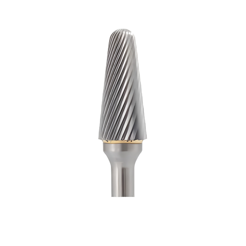 Vortex Carbide Burr Type L - Ball Nose Cone - Single Cut - 3mm Diameter