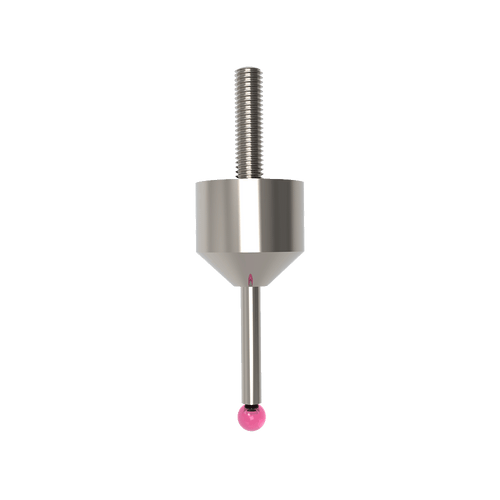 ITP Straight Styli - Type F - Ruby Ball - M5 Thread x 43.5mm Overall Length - LHM505019043