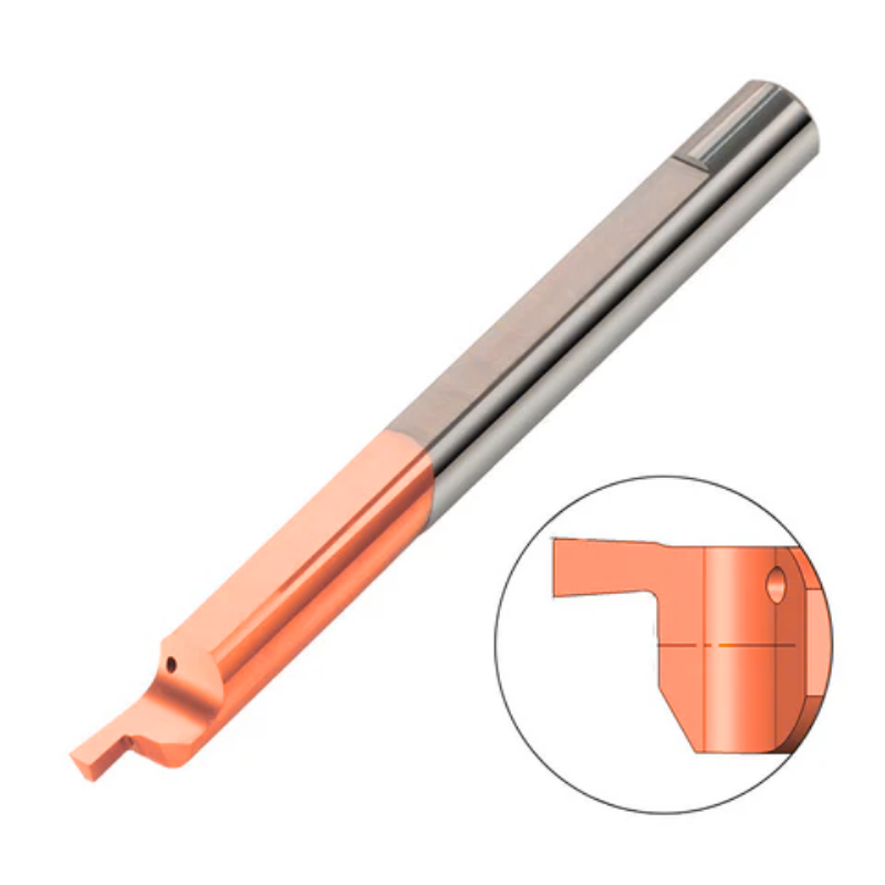 Carmex Carbide Tiny Tool - Face Grooving - MFL - Grade TNX - 8mm Minimum Diameter x 1mm Groove Width
